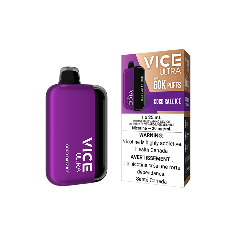 COCO RAZZ ICE - VICE ULTRA EINWEG-VAPE 60K