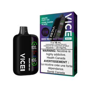 Vice Boost 9000 Disposable Vape - Grape Fury Ice