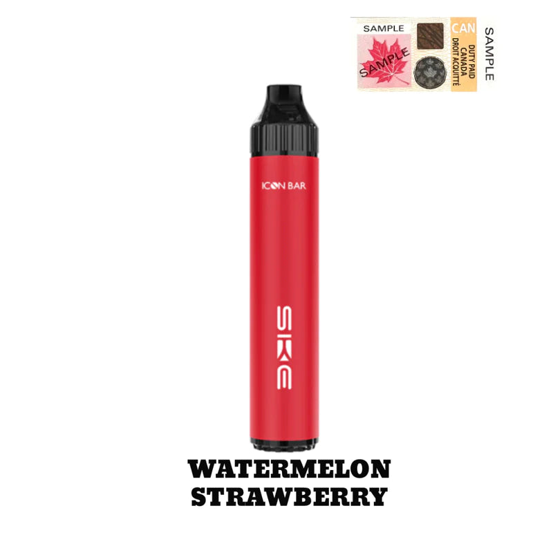 Watermelon Strawberry - Icon Bar Hybrid Disposable Vape
