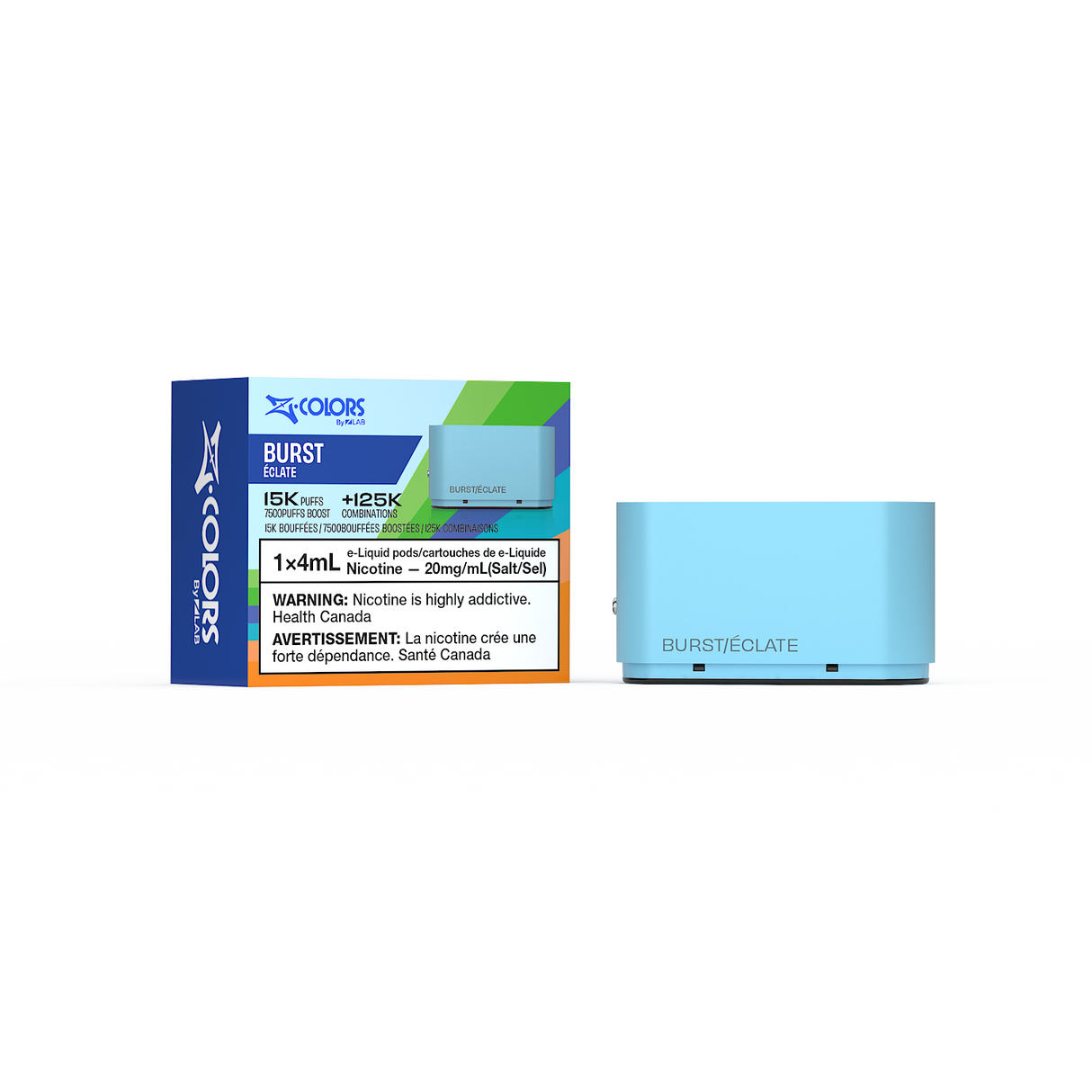 ZColors By ZLand Vape Pod - Burst - 15K Puffs