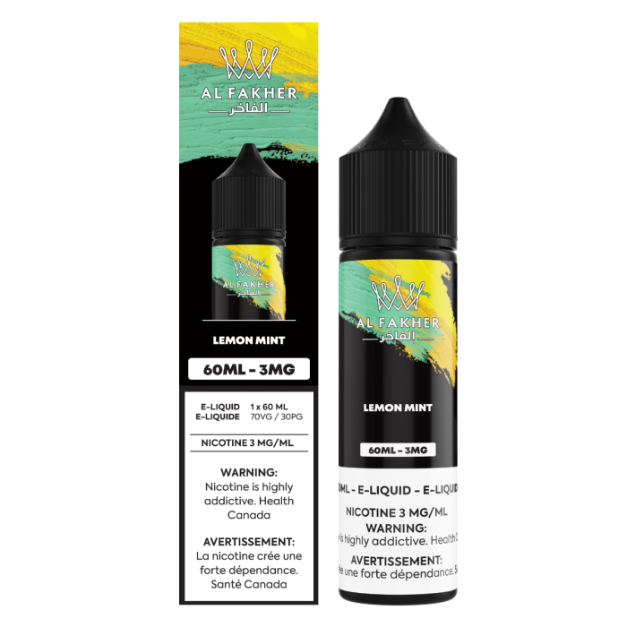Lemon Mint  3mg AL Fakher Freebase Juice 60mL