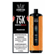Crown Bar Al Fakher MEGAMAX 75K Peach Ice disposable vape 75,000 puffs