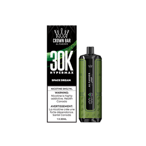 Space Dream – Al Fakher Crown Bar Disposable Vape – 30,000 Puffs – 20mL e-liquid – 5mg Nicotine