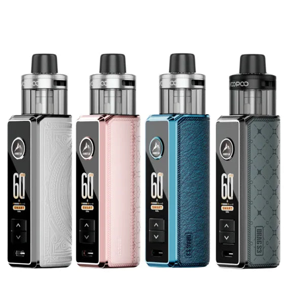 Voopoo Drag S3 Mod Pod Kit 60W CRC Version – Compact Vape Device 3000mAh Battery