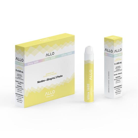ALLO ULTRA 1600 DISPOSABLE - BANANA ICE