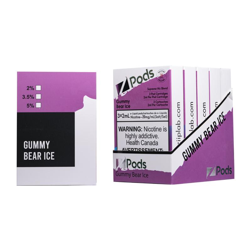 WIGGLY B ICE  - Z PODS ( SUPREME NIC BLEND)
